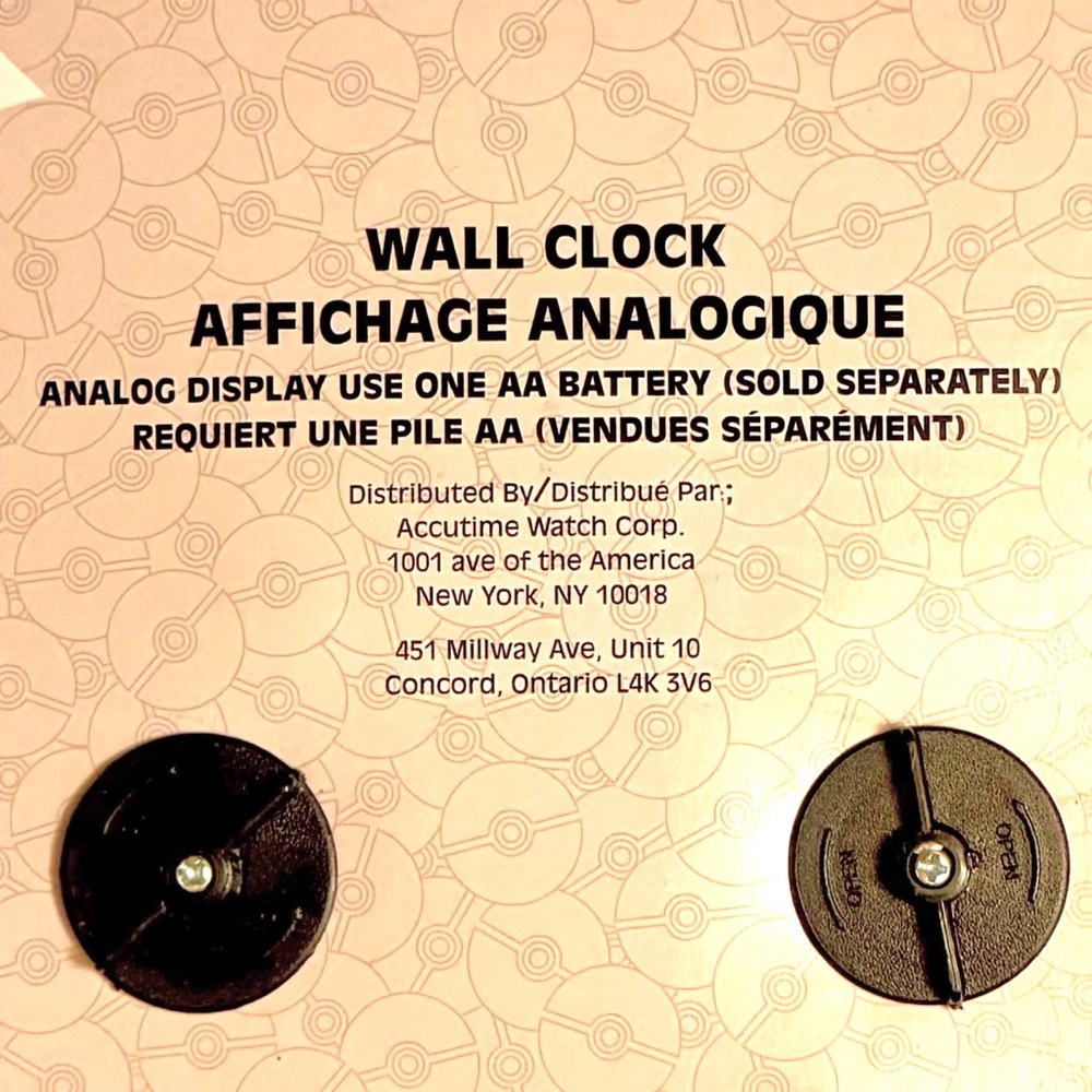 NIB Pokémon Wall Clock by Accutime - Picture 3 of 5